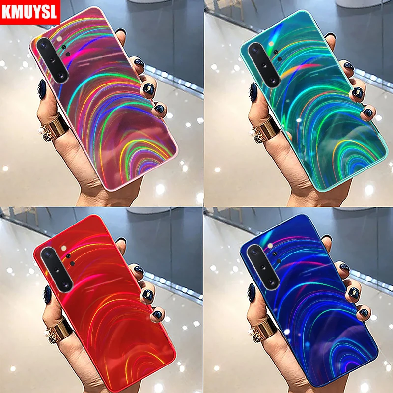 Радужный 3D зеркальный чехол для Samsung Galaxy A50 A10S A20S A30S A50S A70 S8 S9 S10 Note 10 9 8 J4 J6 Plus J8 A9 A6 A7