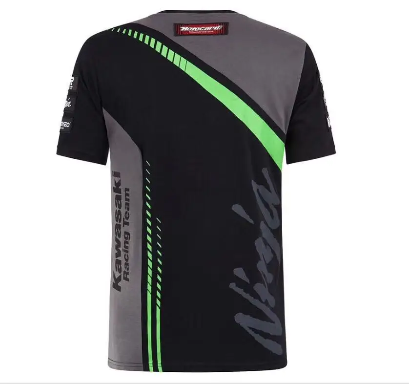 Kawasaki ninja ZX10R ZX10RR moto rcycle гоночная команда футболки майки дышащие быстросохнущие мото толстовки согревающие R