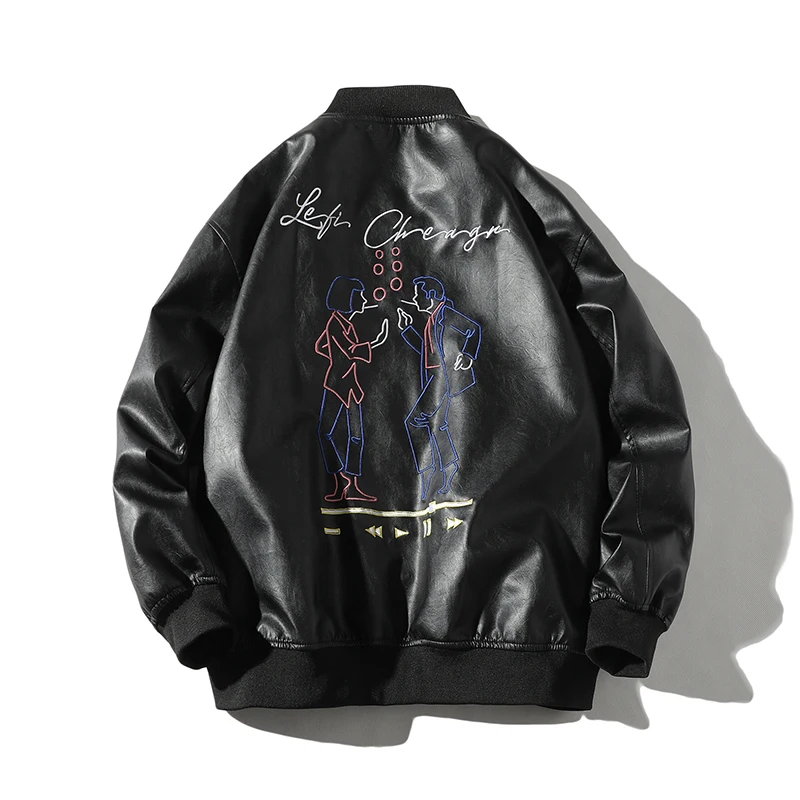 

Leather Jackets Mens Motorcycle Jackets Mens Deri Ceket 2019 Autumn Fashion Mens Leather Jacket Slim Fit Chaqueta Marron Hombre