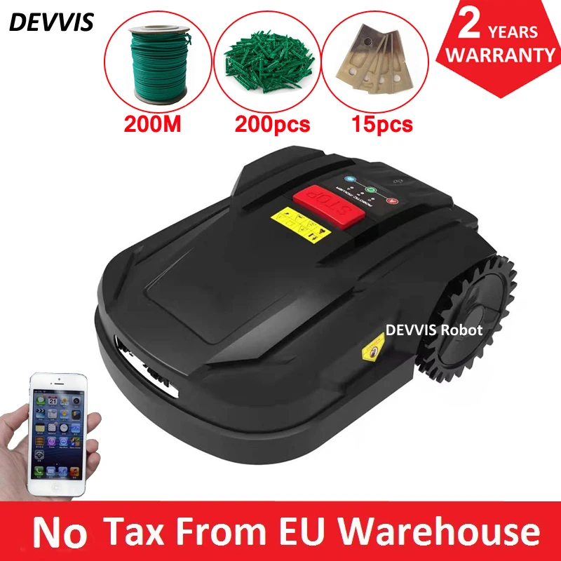 Новый 7-й Самый дешевый умный газонокосилка H750T, робот-газонокосилка с приложением Wi-Fi, литий-ионный аккумулятор 4,4 Ач, провод 200 м, прищепки 200 ... Новый 7-й Самый дешевый умный газонокосилка H750T, робот-газонокосилка с приложением Wi-Fi, литий-ионный аккумулятор 4,4 Ач, провод 200 м, прищепки 200 ...