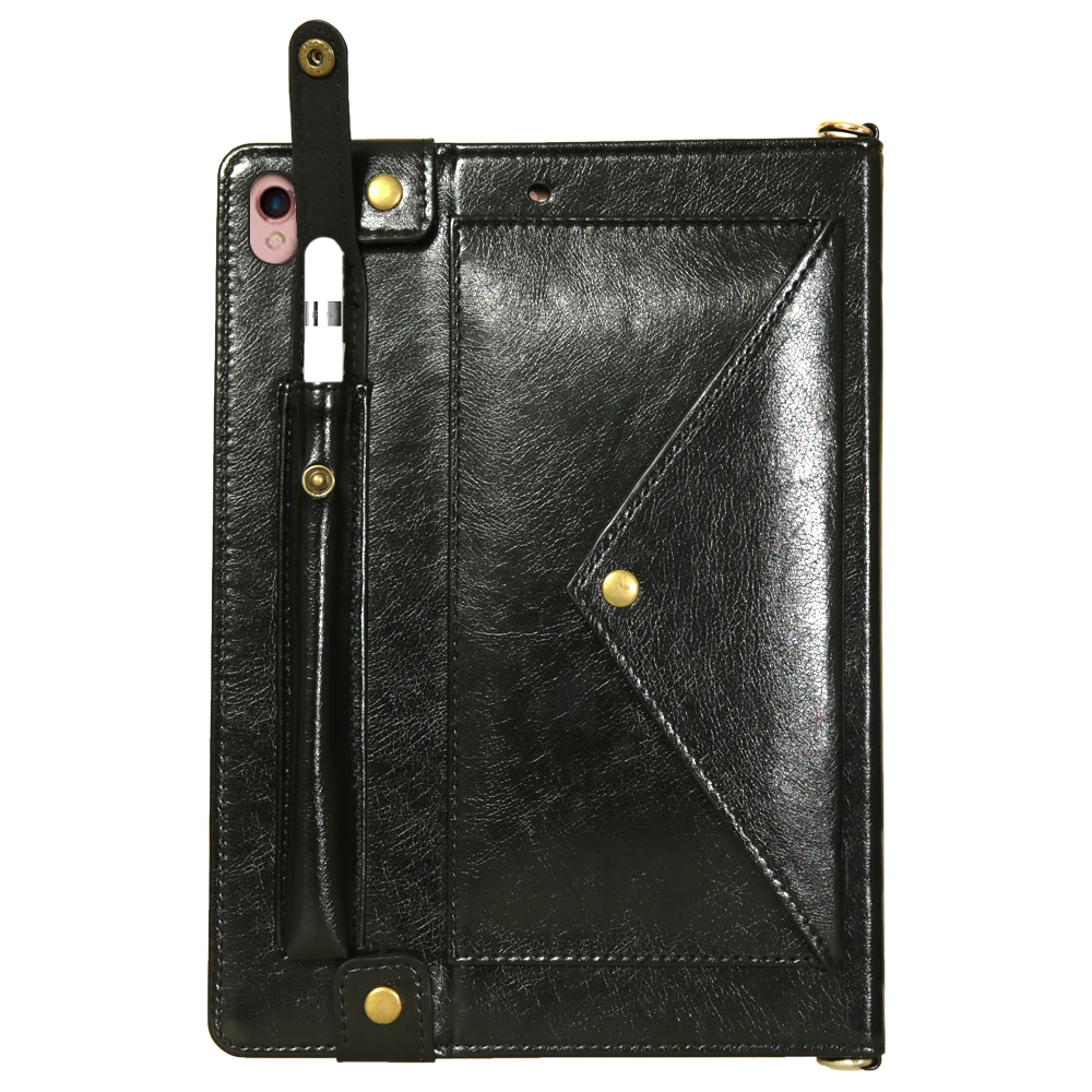 Для iPad Pro 11 дюймов чехол ремень через плечо сумка дизайнерский кожаный чехол держатель ручки для карточек модный бизнес для мужчин женщин легко носить с собой