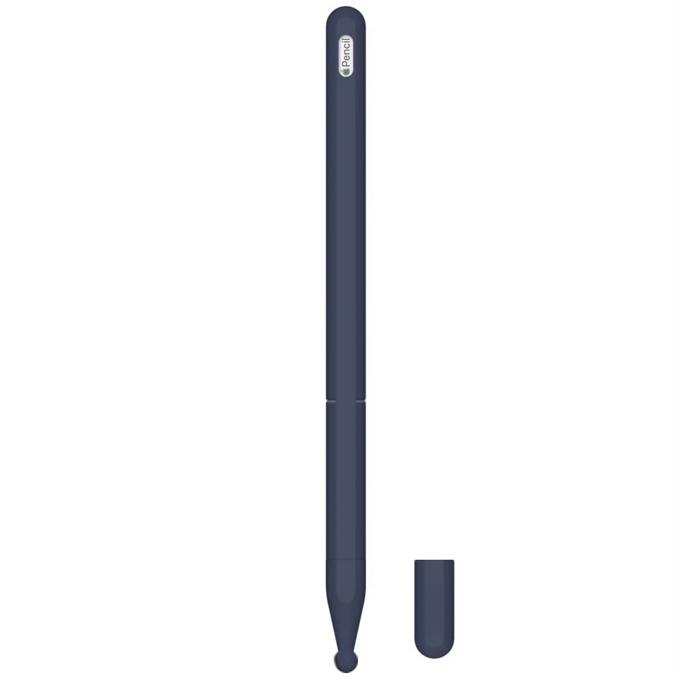 Чехол для Apple Pencil 2-го поколения для Apple Pencil 2 держатель Премиум силиконовый чехол для iPad Pro 12,9 11 дюймов ручка - Цвета: Синий