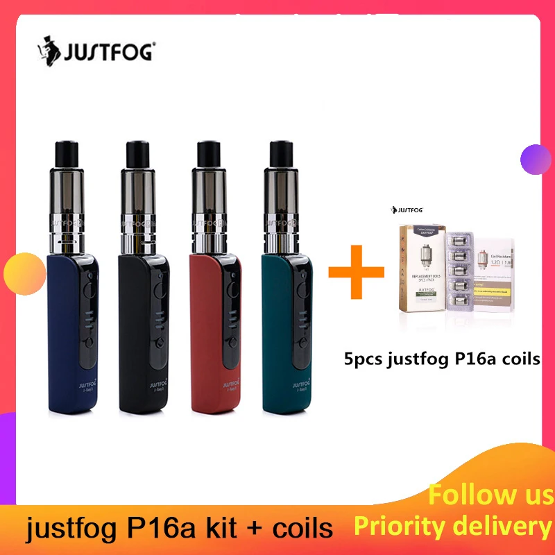 Оригинальный набор Justfog P16A с аккумулятором 900 мА · ч встроенный комплект для