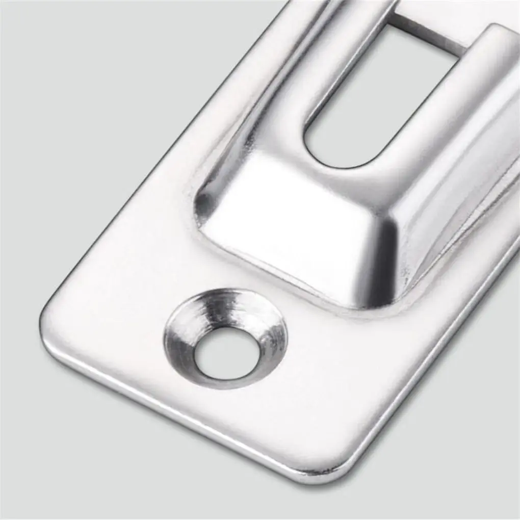 90 Degree Stainless Steel Door Latch Right Angle Sliding Bending Door Lock Latch Screw Locker Hardware Accessories With Screws