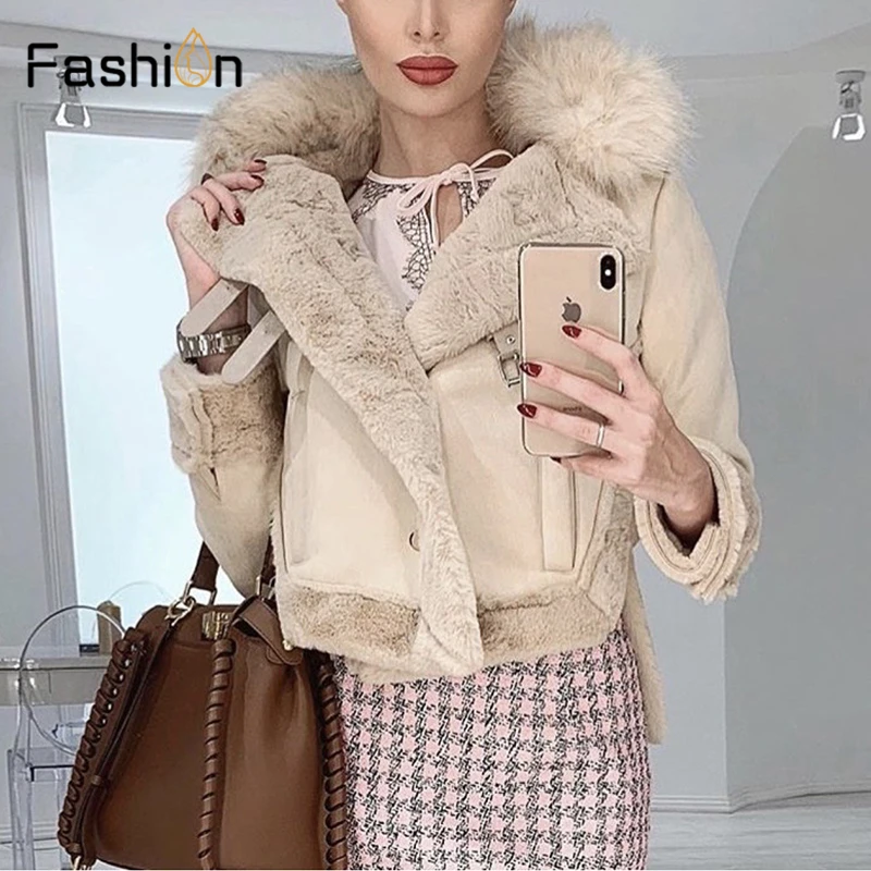Короткие женские пальто 2019 зимние топы розовое элегантная плотная теплая