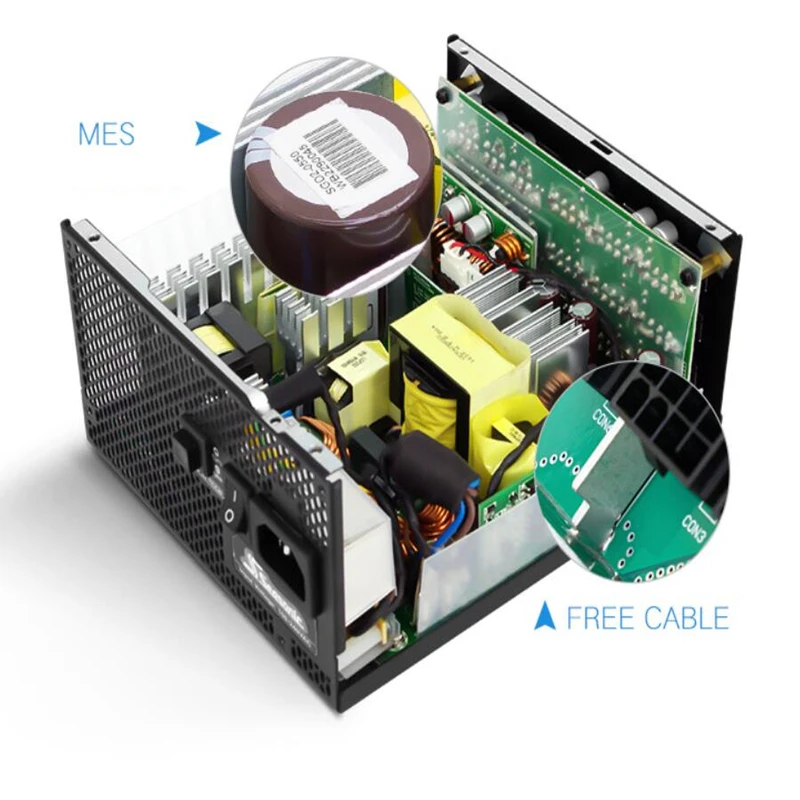 Original PSU For Seasonic Full Modular 80plus Titanium Silent 850W