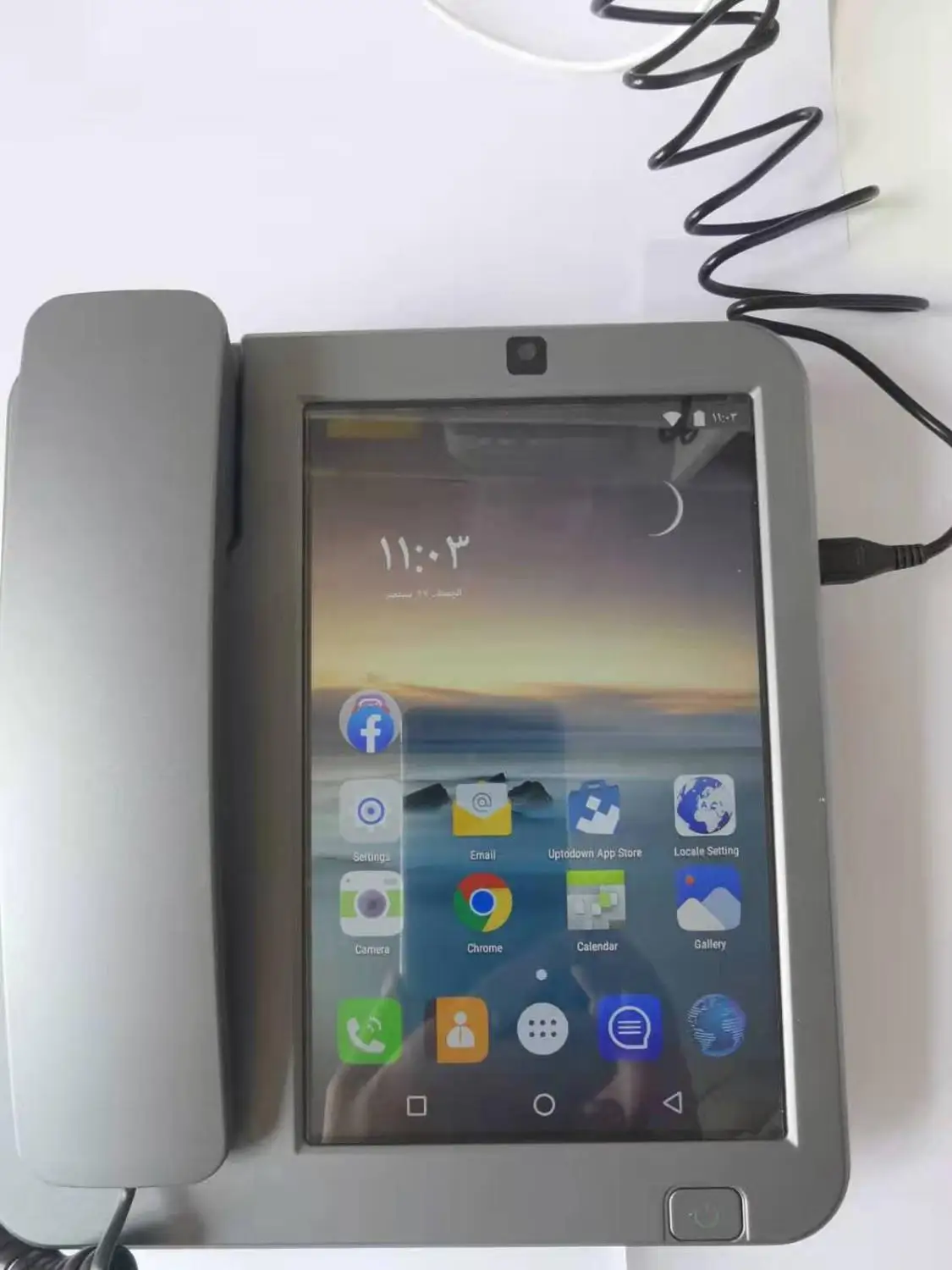 

Android Smart cordle telefono 3G 4G SIM Card inalambrico de Video Call telefono fijo para case telephone fixe de maison sans fil