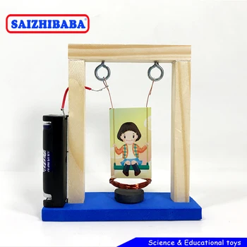 

Saizhibaba Diy Electric Swing Model Toy Developing Intellectual STEM Science Toy Physics Experiments Birthday Gift
