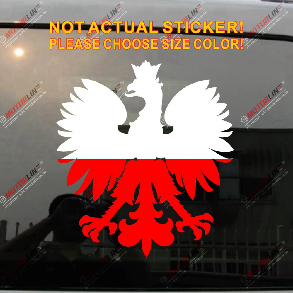 Polish Eagle Coat of arms of Poland Polski Car Decal Sticker