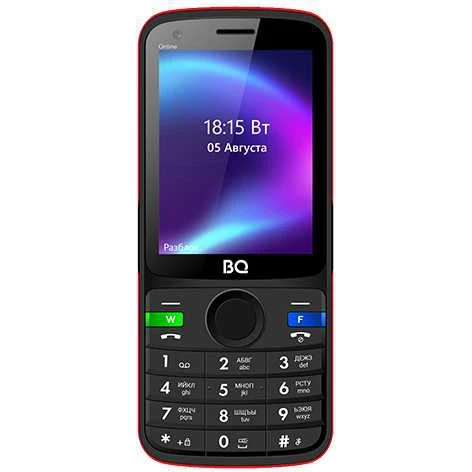 Мобильный телефон BQ Online 2800G черный/красный|Смартфоны| |