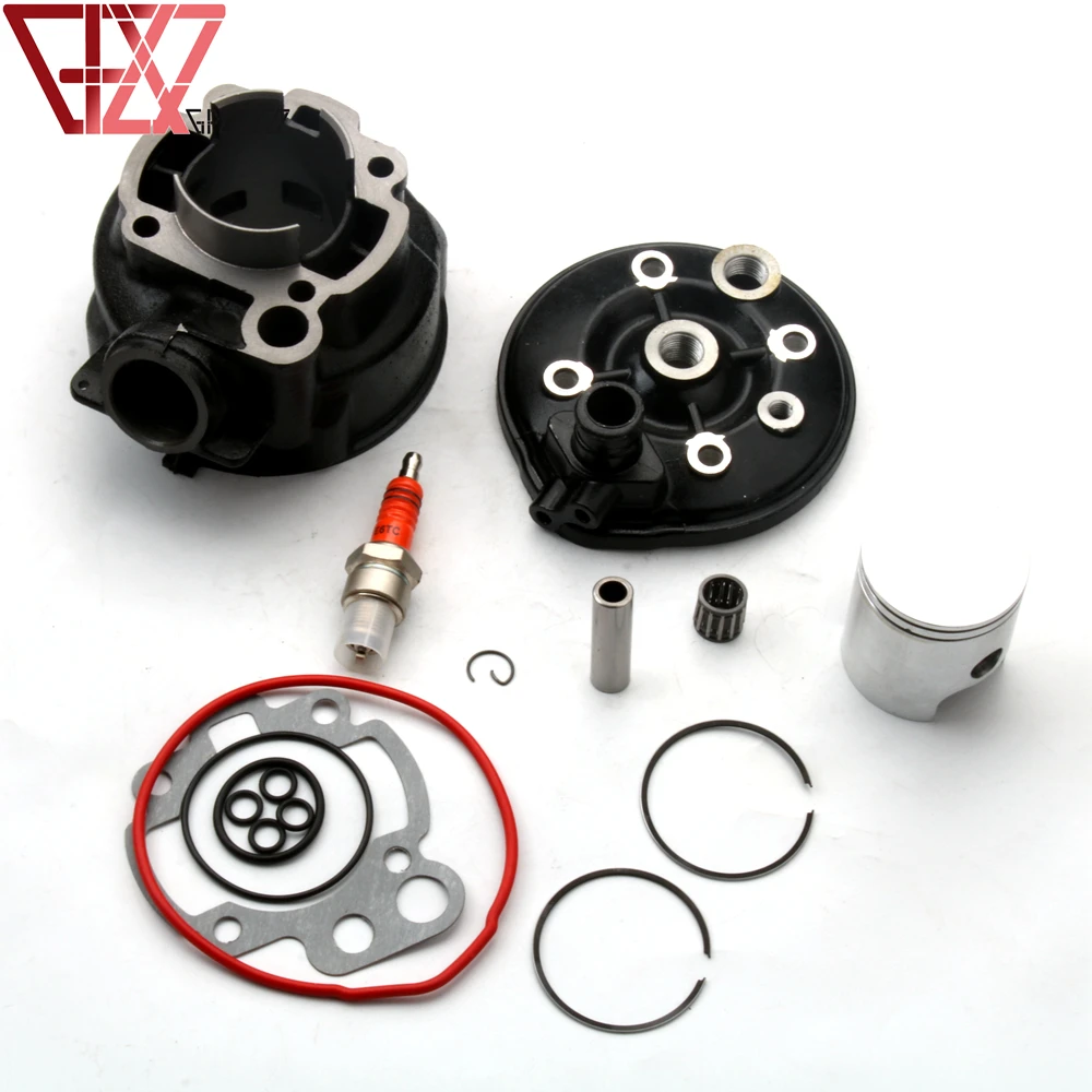 Комплект цилиндров с большим отверстием 90cc 49 мм и головка для двигателя Yamaha DT 50