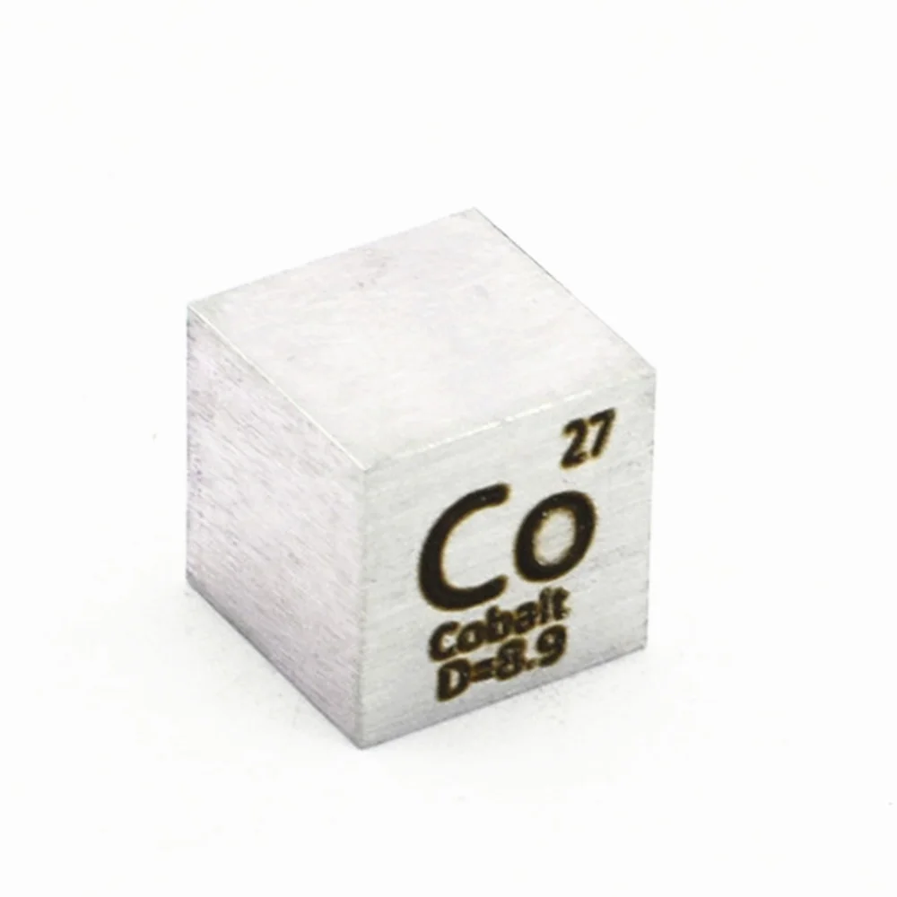 Кобальтовый куб Co Element коллекция металлических элементов изысканный научный
