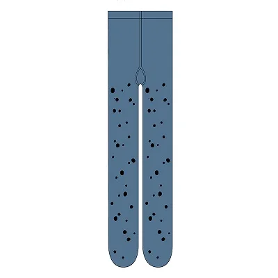 dark blue Милые колготки для маленьких девочек хлопковые колготки для детей, гетры для танцев, осенне-зимние колготки для детей, Колготки с надписями - Цвет: dark blue