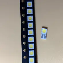 100 шт 3030 высокой мощности Светодиодный светильник с двумя чипами 1 Вт 1,5 Вт 2 Вт 3 В-3,6 В 6 в lextar JUFEI AOT холодный белый PT30A66 tv