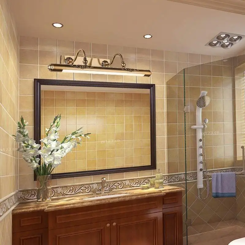Luces Tocador настенный стол для ванной комнаты, антикварное туалетное зеркало, косметическая настольная лампа