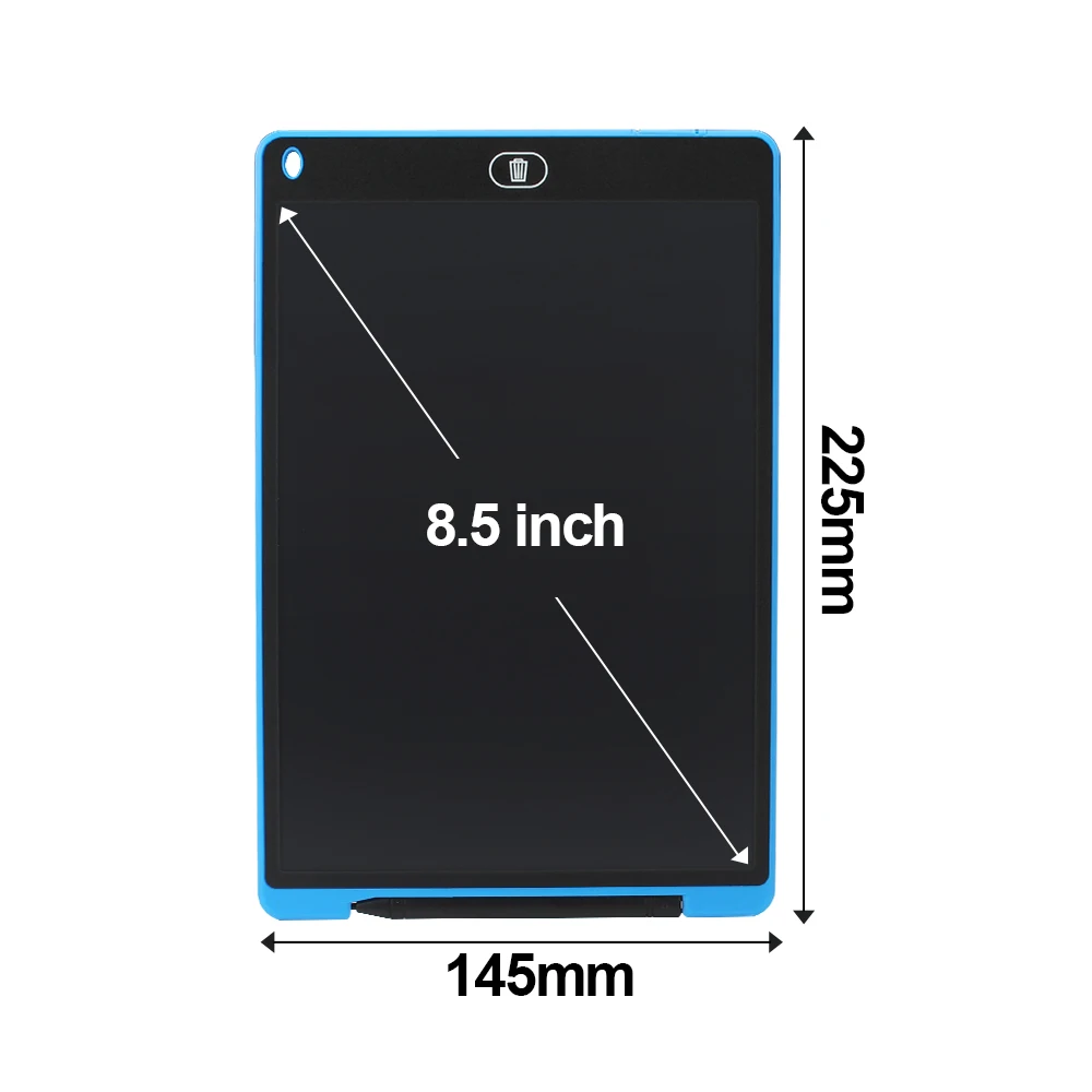 LCD Writing Tablet Electronic Graphic Tablet For Drawing 12" 8." Art light Drawing Board Digital Tablet to Drawing Pad - Цвет: blue 8.5 inch