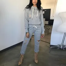 Модный женский повседневный спортивный топ с длинными рукавами+ длинные штаны