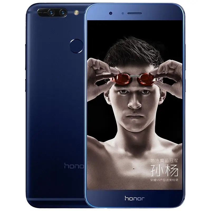 Оригинальный Honor V9 8 Pro 4G LTE Φ 960 Мп + 5 7 2560 МП Kirin 1440 сканер отпечатка пальца 128 дюйма x 6