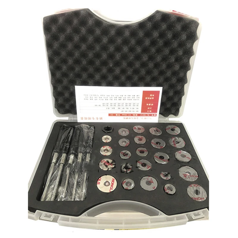 

Valve Seat Diamond Reamer Valve Seat Cutter Motorcycle Mini Car Repair Tools Set 22-38MM 31Pcs High Quality Valve Tool