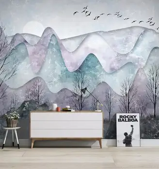 

[Self-Adhesive] 3D Mountain Peak 18456 Wall Paper mural Wall Print Decal Wall Murals