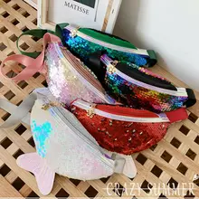 Блестящая блестящая поясная Спортивная поясная сумка, дорожная сумочка, сумка на пояс для детей