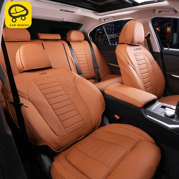 

CarMango for BMW 3 Series G20 2020 Car Seat Cover Front Rear Leather Cushion Breathable Protector Mat Pad Auto Accessories