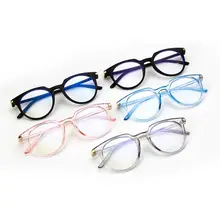 Новые оптические очки против синего излучения, профессиональные Компьютерные очки для ухода за глазами, прозрачные линзы, модные классические круглые очки унисекс