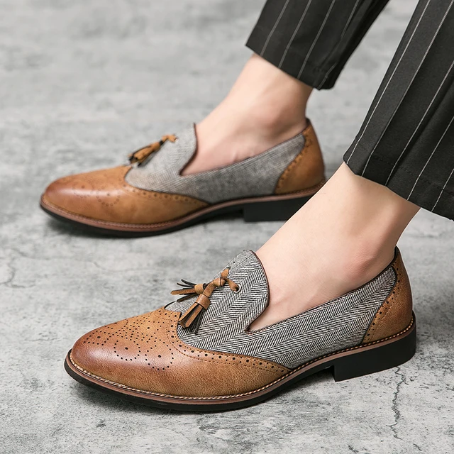Kwemes loafers Men Leather Shoes - Image 6