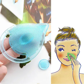 

New Face Makeup Blackhead Washing Remover Facial Cleansing Pad Facial Exfoliating Brush Spa Skin Scrub Cleanser Tool BathroomSet