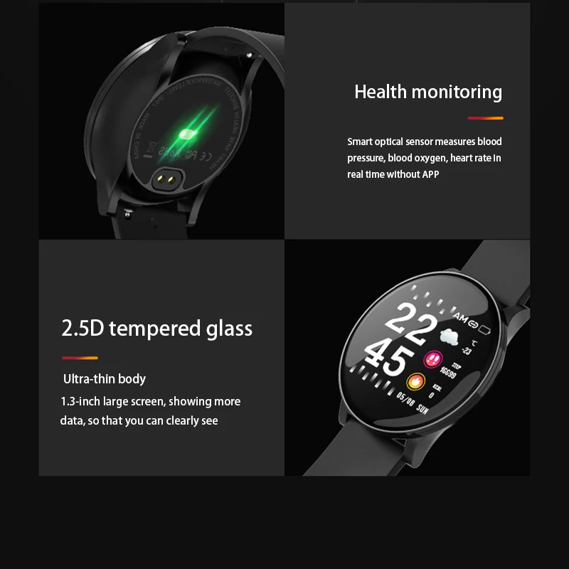 Новые мужские и женские умные часы wtach, водонепроницаемые, для контроля здоровья, многофункциональный режим, Гравитационный зонд, Bluetooth, обновление OTA