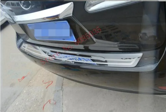 Для Lexus RX270/350/450 2009- матовый задний бампер задняя дверь из нержавеющей стали Накладка покрышка автомобиль Стайлинг модель