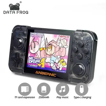 

RG350 Retro Game Console 64bit Handheld Console 3.5 Inch IPS Screen Dual-core 16G+128G TF Arcade Game Player PS1