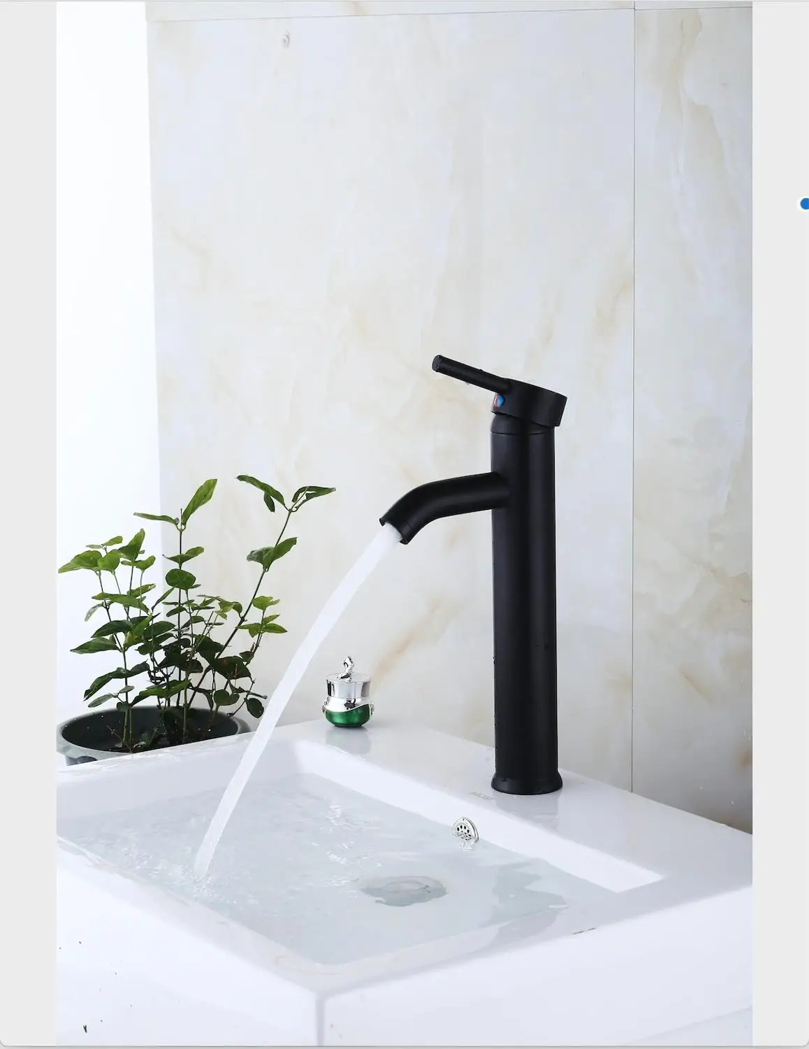 

Basin Faucet Hot & Cold Water Mixer Tap Crane Retro Black Faucet Taps Brass Bathroom Sink Faucet Basin Mixer Tap