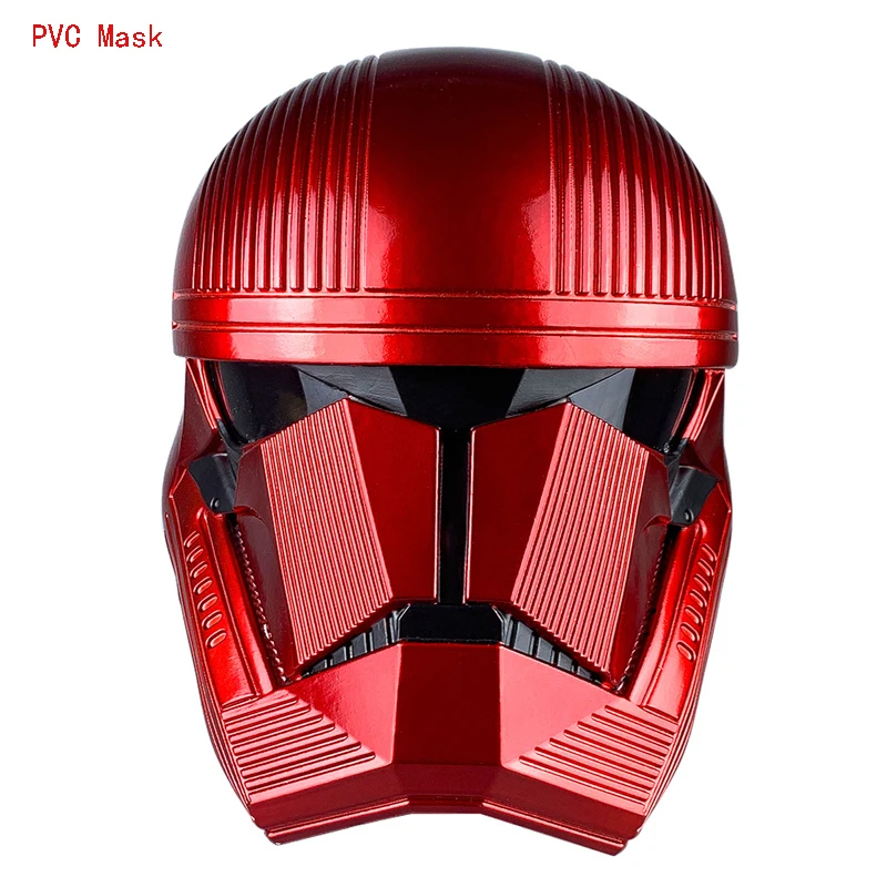 PVC mask Звездные войны Люка Скайуокера, имперский штурмовик, косплей, маски, штурмовик, армия, ПВХ, маска, шлем, Хэллоуин, вечерние, мандалорские - Цвет: PVC mask