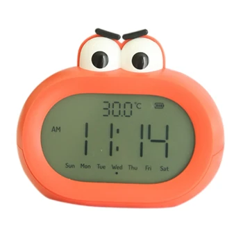 

Big Mouth Alarm Clock Multifunctional Student Children Snooze Charging Bedroom Cartoon Cute Pet Small Alarm Clock