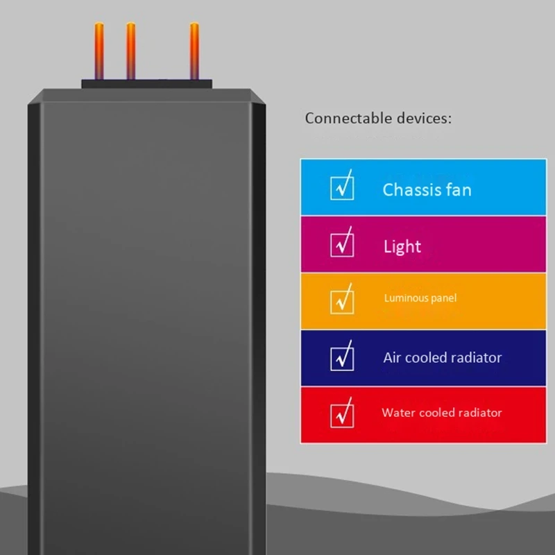 JONSBO ARGB контроллер SATA Pin источник питания для 3Pin 5V чехол светодиодный освещение