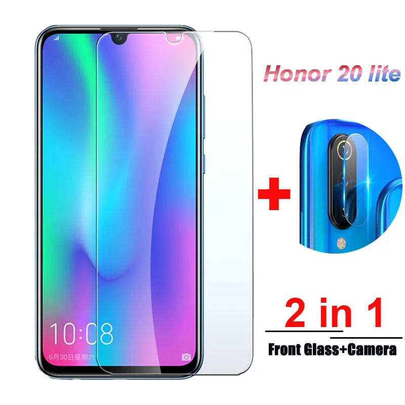 2 в 1 стекло на honor 20 lite световая пленка для объектива камеры huawei honor20 pro закаленное
