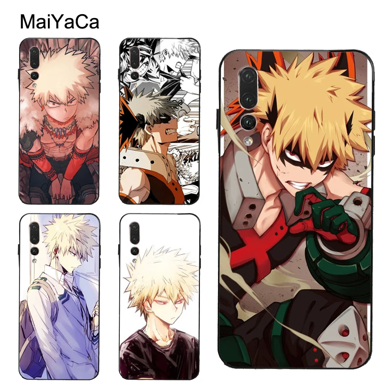 Boku no Hero Academia Katsuki Bakugou Case For Huawei P30 Pro P20 P40 Mate 20 Lite P Smart 2019 Nova 5T Honor 8A 8X 9X 10i | Мобильные