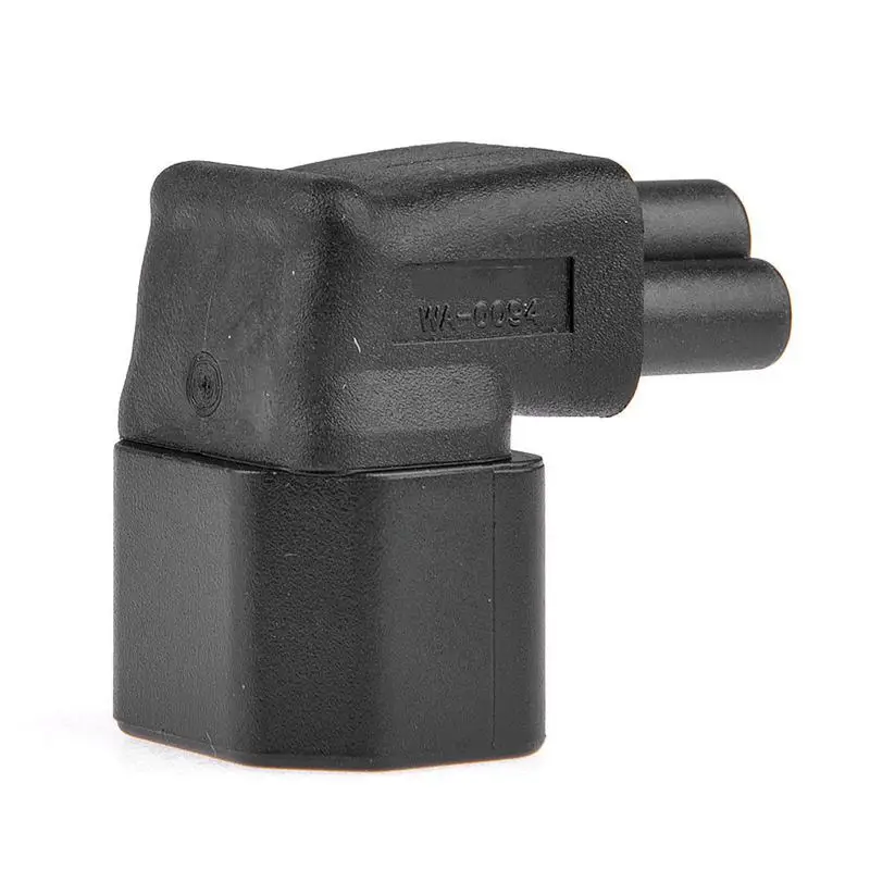 IEC320-C14 адаптер питания со штыревыми соединителями C5 Female 90 Degree Up Angle PDU черный