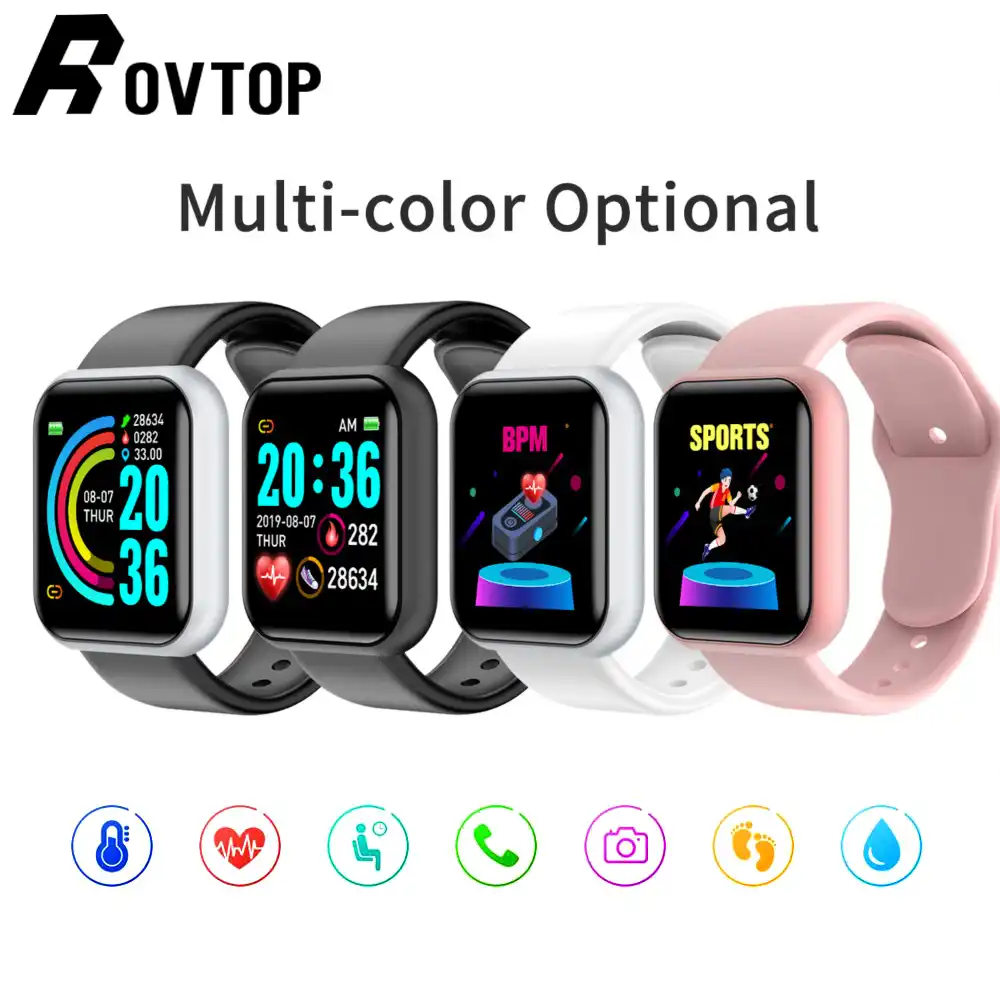 D20 Pro Smart Watch Bluetooth Blood Pressure Fitness Tracker Sport Watches Heart Rate Monitor Smartwatch For Apple Android Smart Watches Aliexpress