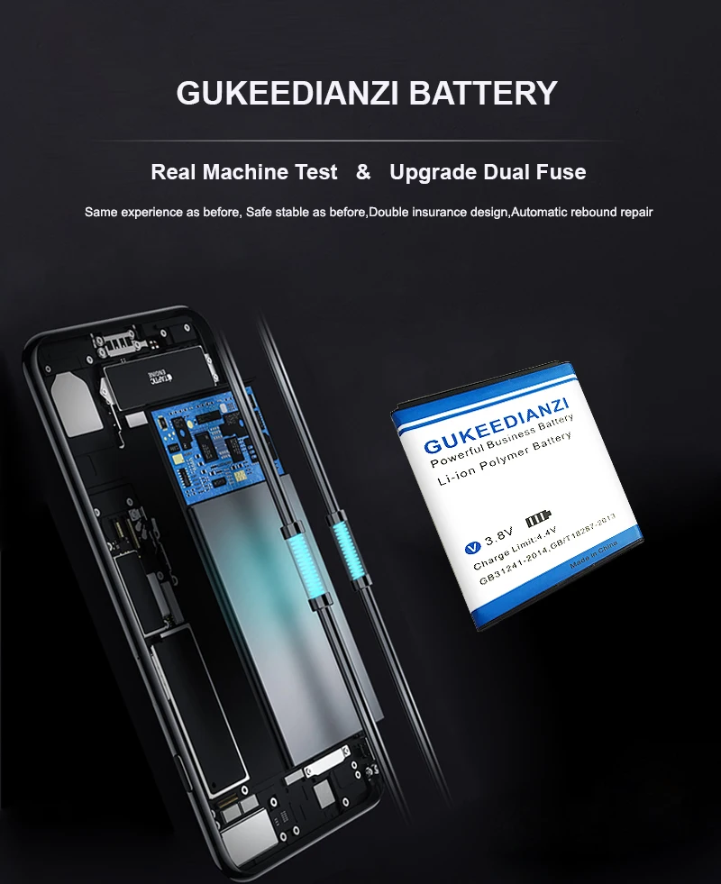 GUKEEDIANZI B500AE батарея мобильного телефона для samsung Galaxy S4 Mini I9190 I9192 I9195/9198 5350 мАч стабильная замена батареи