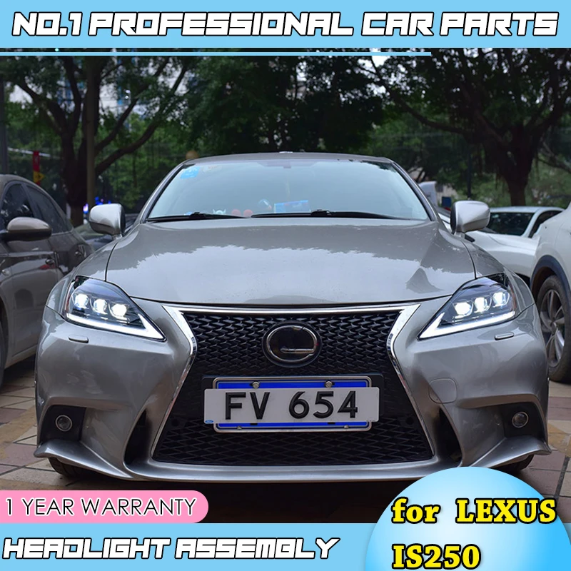 Новые автомобильные аксессуары 2006-2012 для LEXUS IS250 фары IS250 светодиодный фонарь с динамическим поворотом