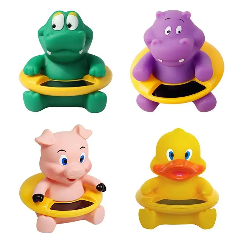 Infant Baby Temperature Water Thermometer Bear Baby Bath Thermometer Duck Dinosaur Baby Tub Toy Temperature Tester Kid Bath Toy