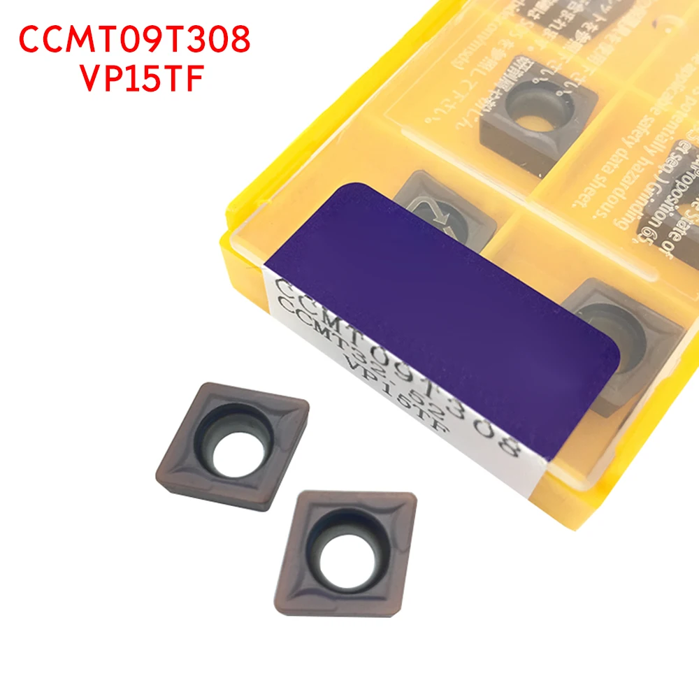 10 шт CCMT09T308 VP15TF карбдная вставка проворачивания CCMT 09T308 токарные инструменты фреза