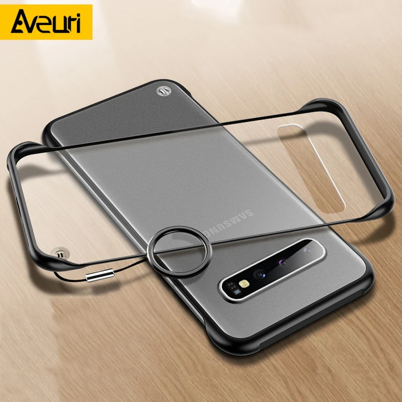 

Luxury Transparent Phone Case For Samsung Galaxy S8 S9 S10 Plus Coque Matte Hard Cover Case For Samsung A50 A70 Note 8 9 Fundas