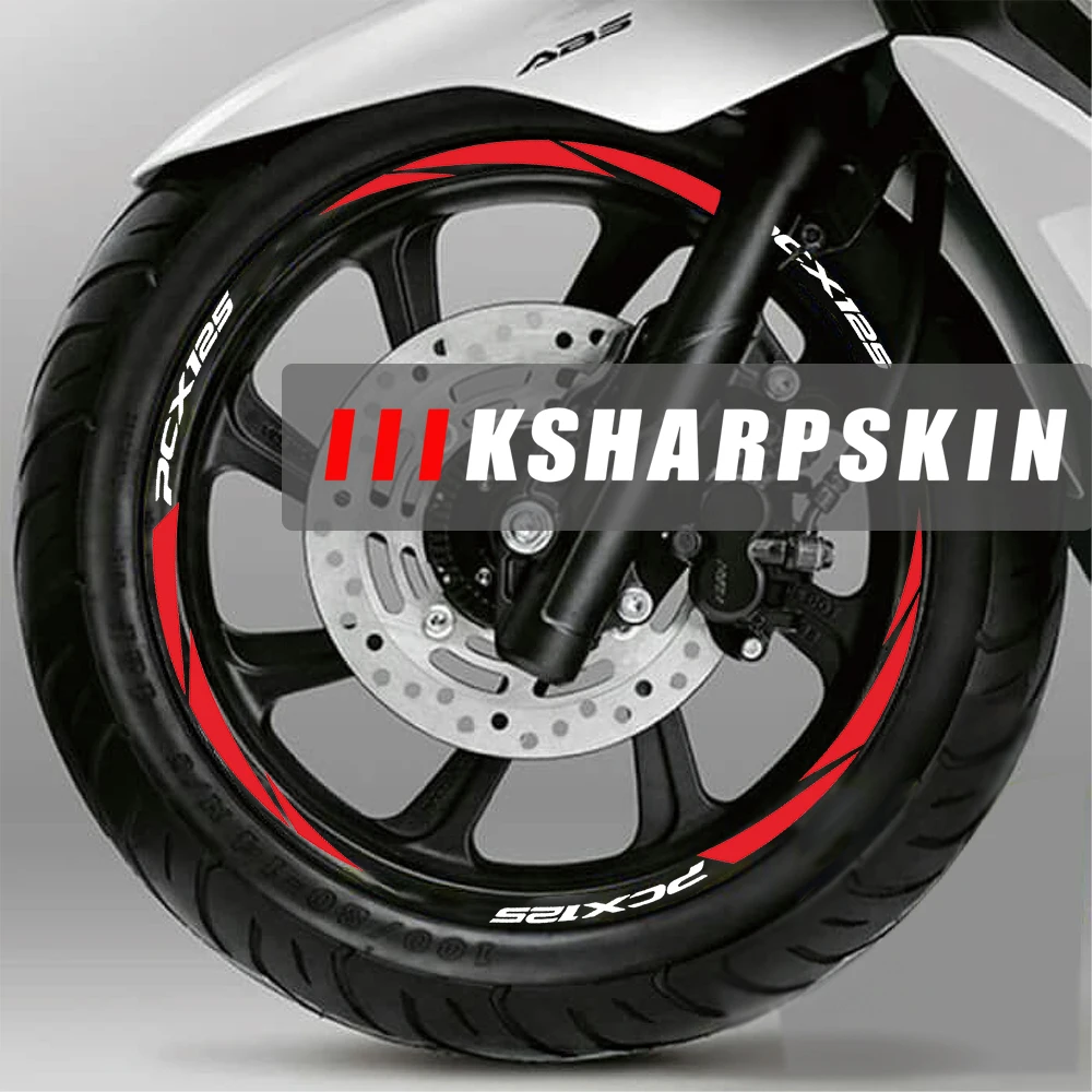 New tire modification motorcycle rim stickers wheel film border