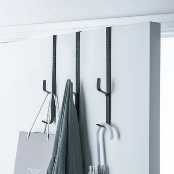 

3pcs Door Hook Towel Coat Hanger Hat Organizer Hook Rack Cloth Hanging Rack Hooks Iron Over The Door Holder Bedroom Doors Hanger