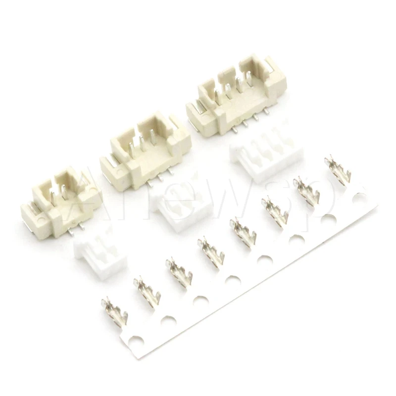 10 компл. JST 1 25 мм Шаг SMD вертикальный правый угол тип розетка + Корпус клеммы разъем
