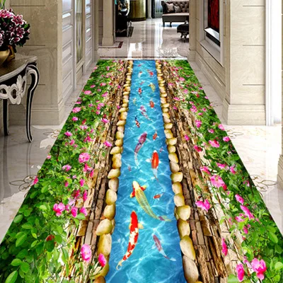 3D ковры Tapet Nordic сад Гостиная Коврик для прихожей Ванная комната LargeCarpet детской комнаты Кухня коврик анти-тапочки на нескользящей подошве с мягкой фланели - Цвет: picture