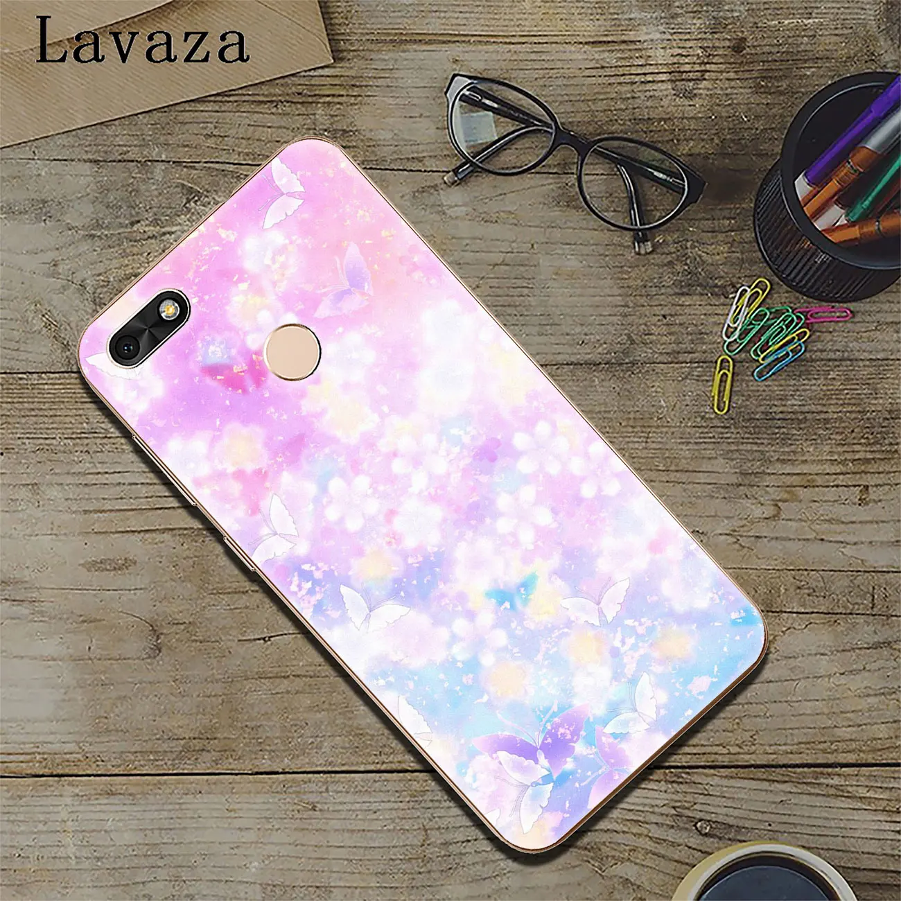 Lavaza красивая бабочка цветок чехол для телефона Huawei Y9 Y7 Prime 2018 2019 Honor 20 8A 8X 8 9 9X 10 Lite 7C